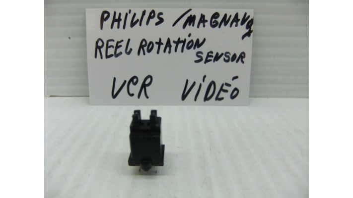 Philips Magnavox VCR reel rotation sensor
